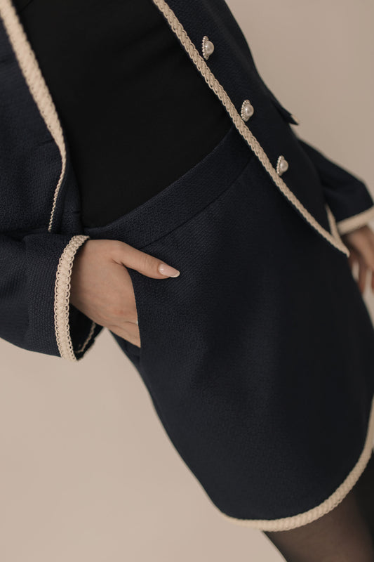 Navy Blue Skirt