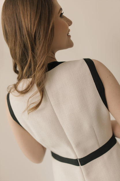 White Tweed Dress
