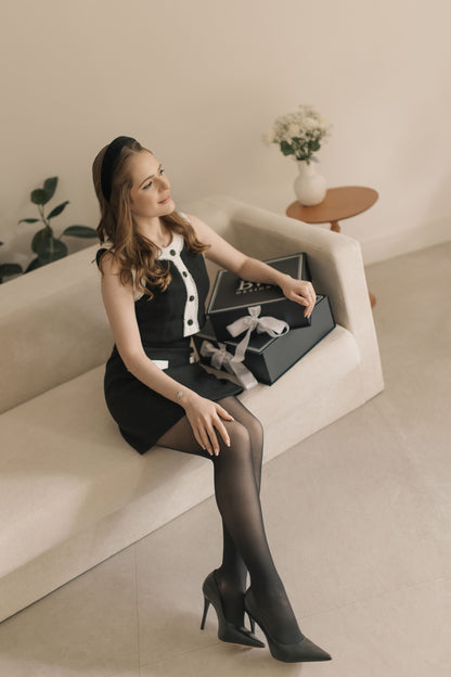 Black Tweed Skirt