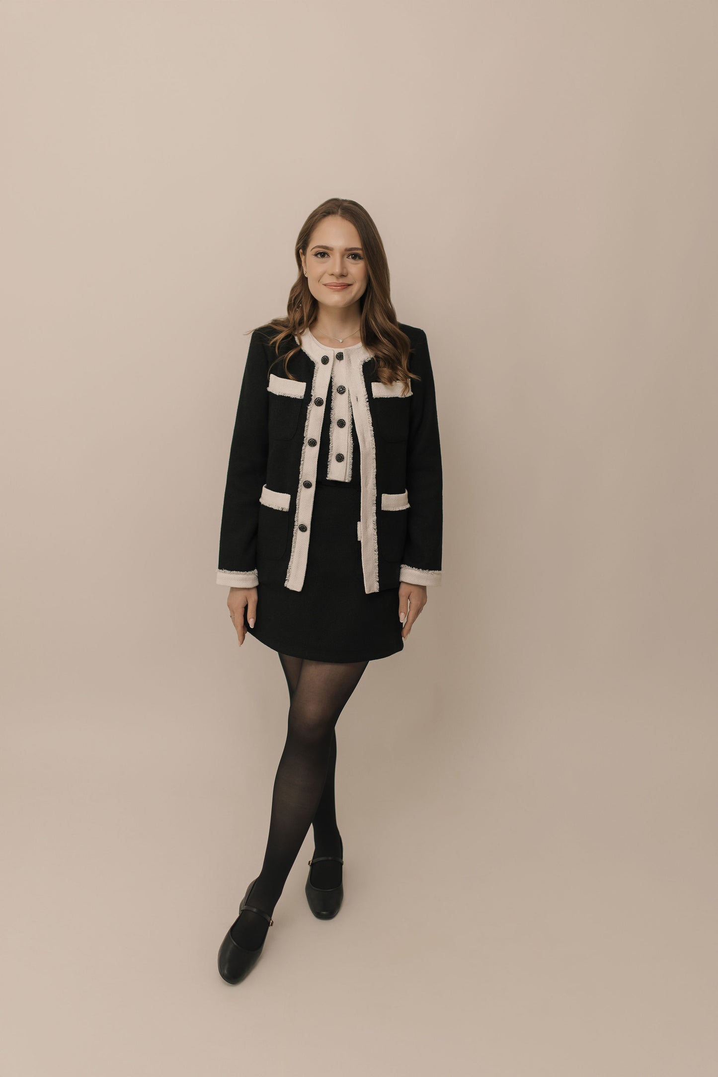 Black Tweed Blazer