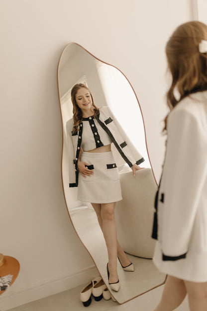 White Tweed Blazer